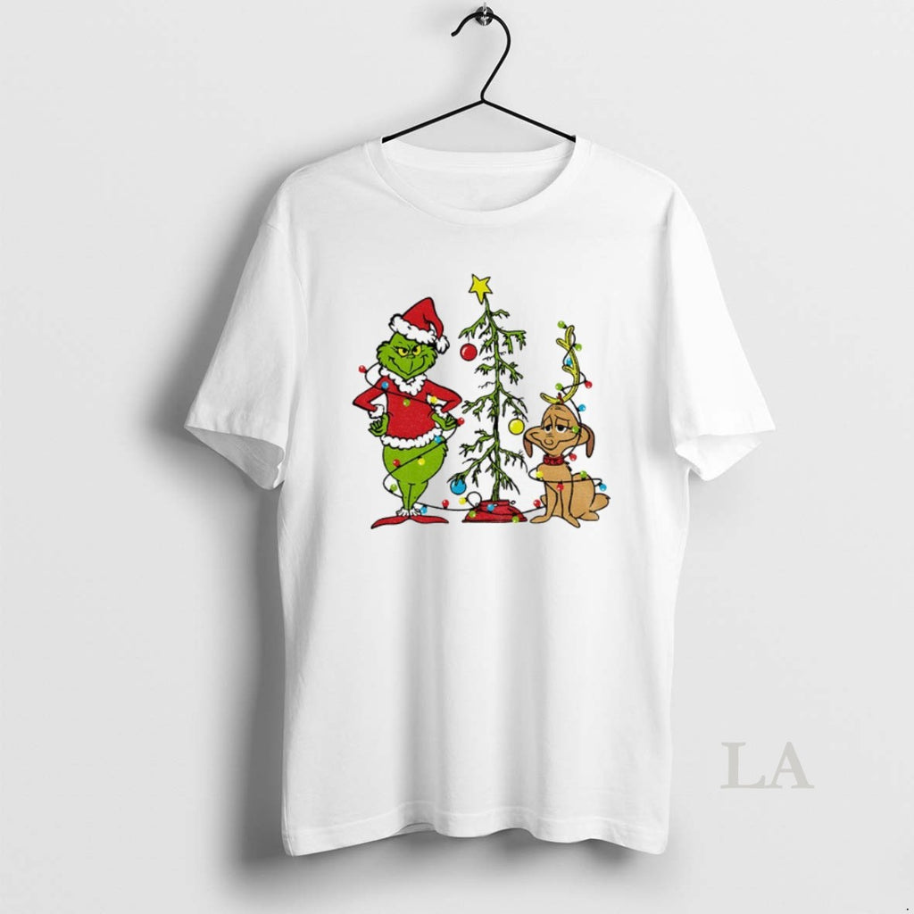 Original Grinch And Max Dog Xmas Holiday Merry Christmas