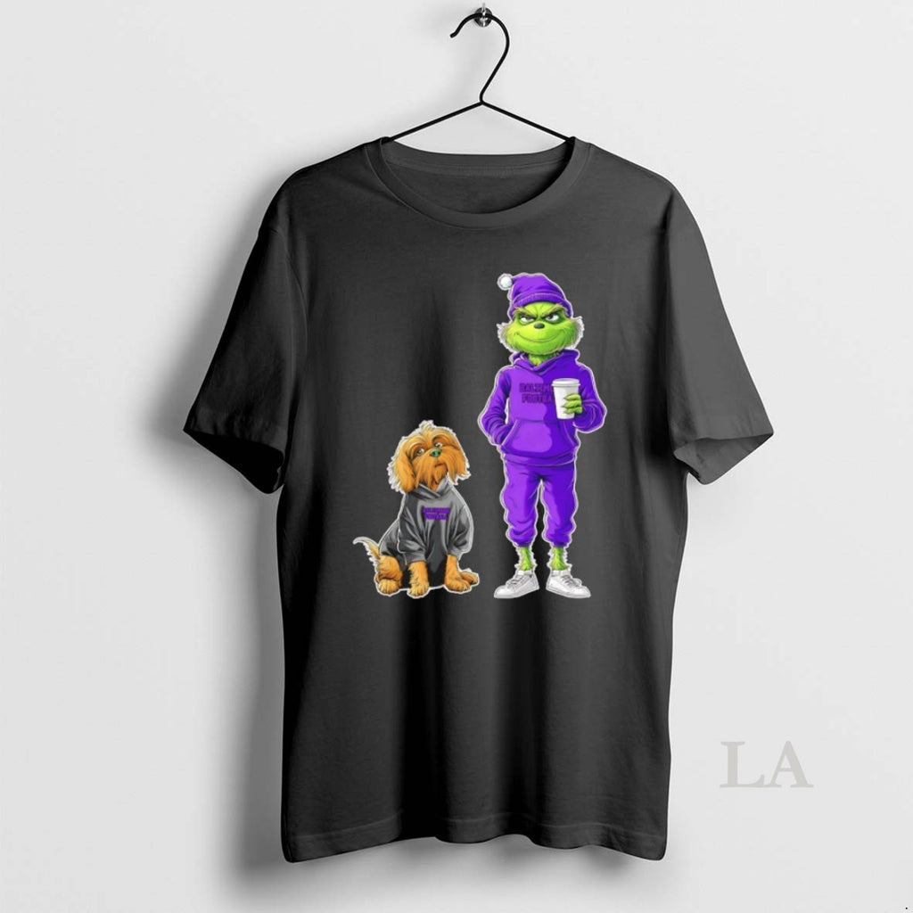 Original Grinch And Dog Baltimore Ravens Football Merry Christmas