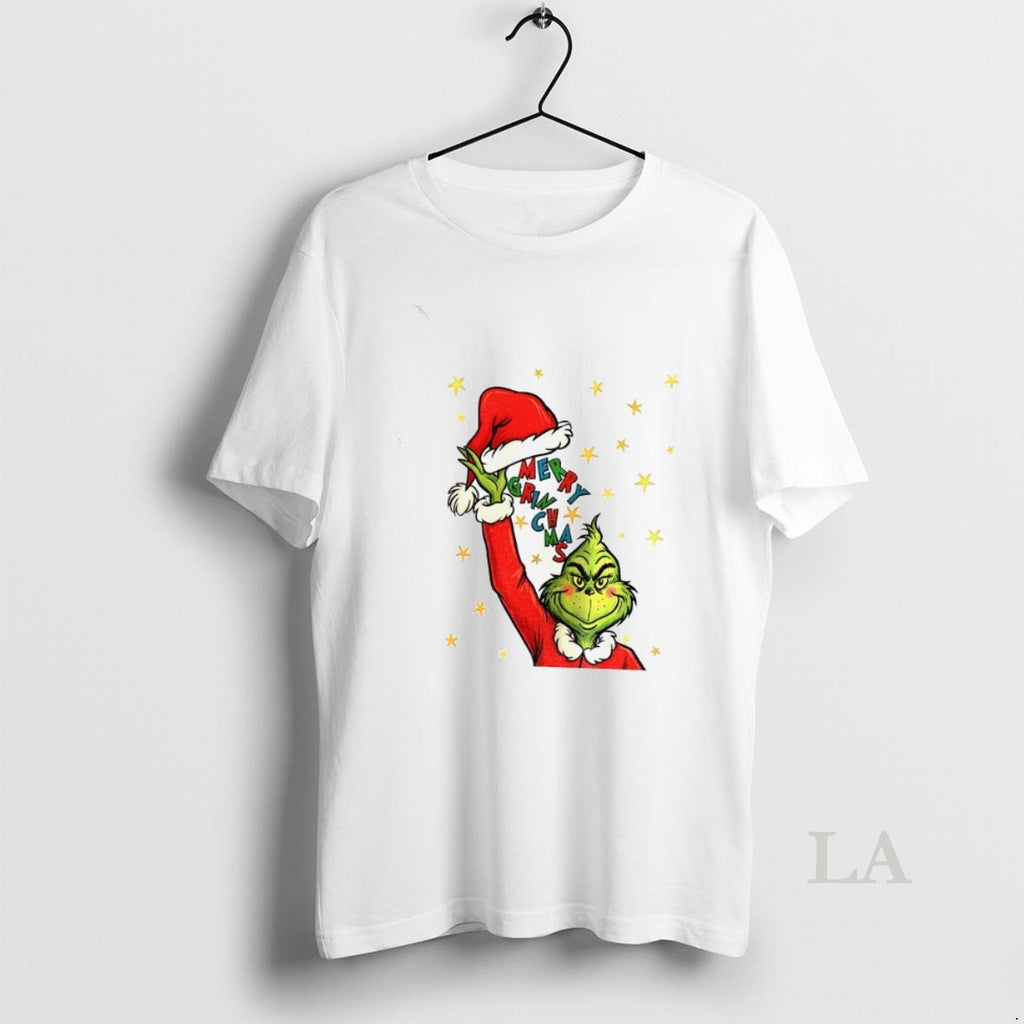Original Grinch Santa Hat Merry Grinchmas Merry Christmas