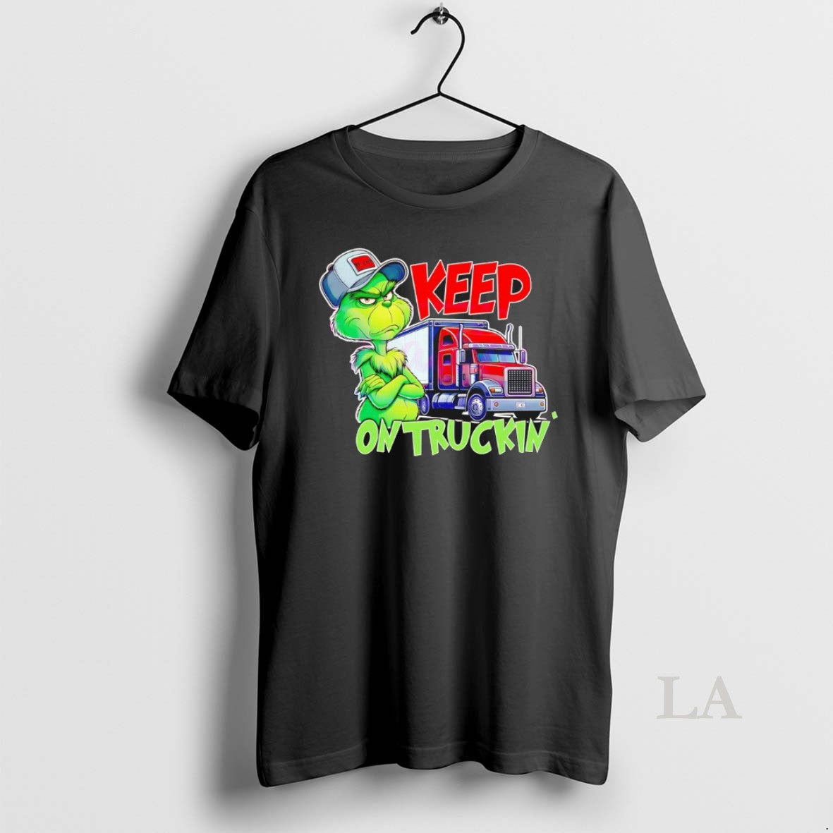 Original Grinch Truck Driver Keep On Truckin Christmas