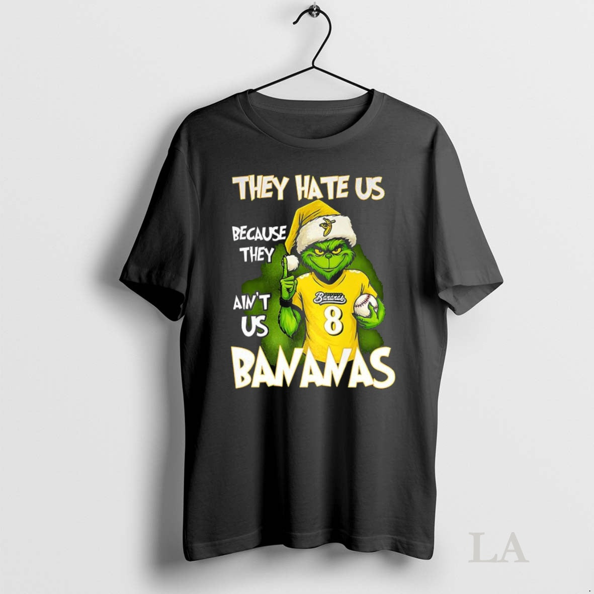 Original Grinch X Savannah Bananas They Hate Us Because They Aint Us Bananas Christmas