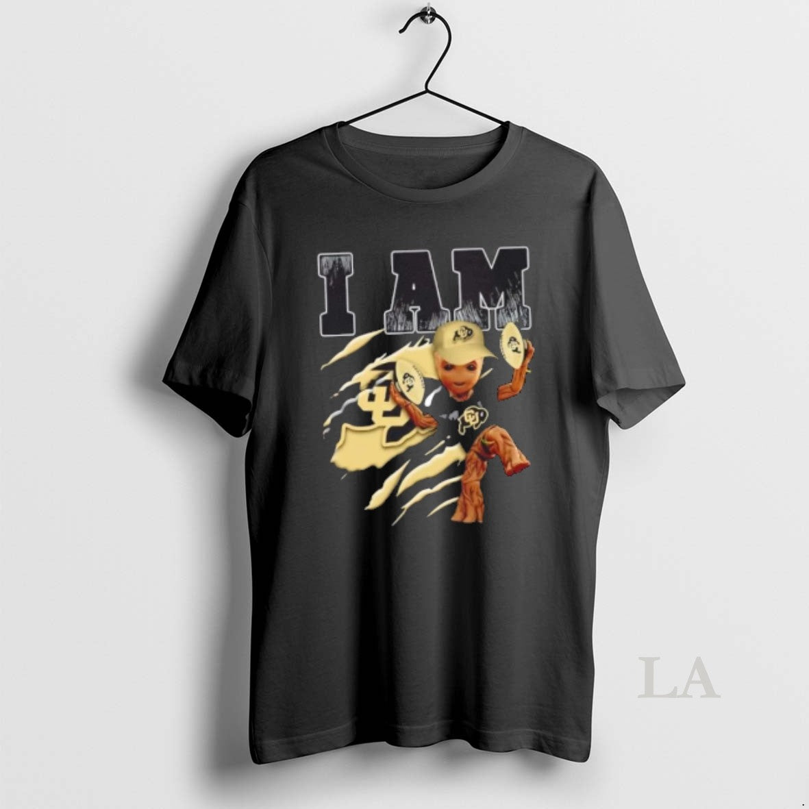 Original Groot I Am Colorado Buffaloes Fan