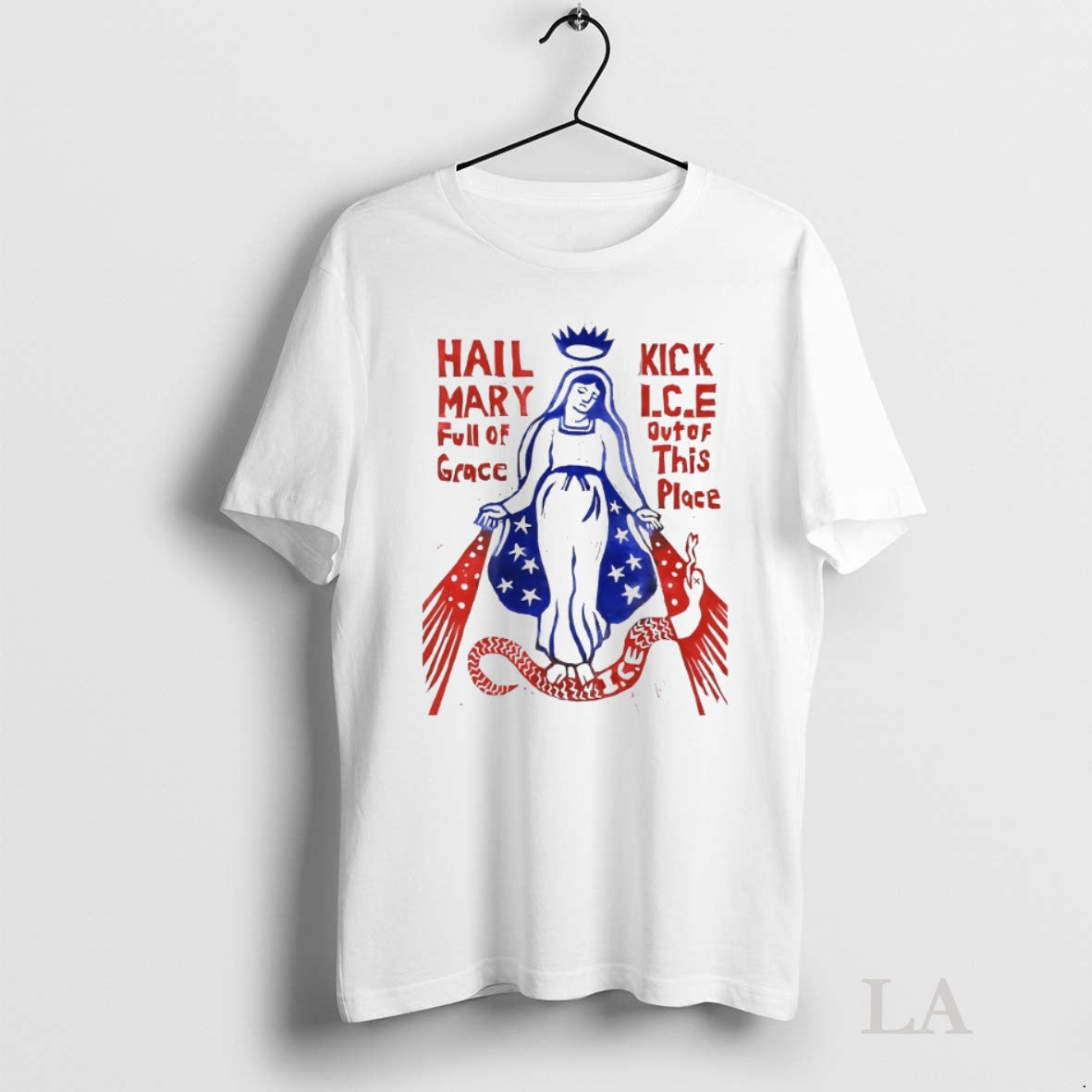 Original Hail Mary Full Of Grace Kick Ice Out Of This Place