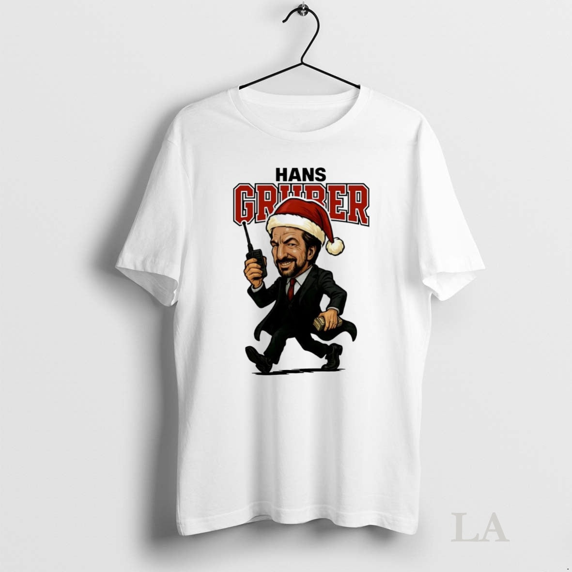 Original Hans Gruber Die Hard Wishes You A Merry Christmas