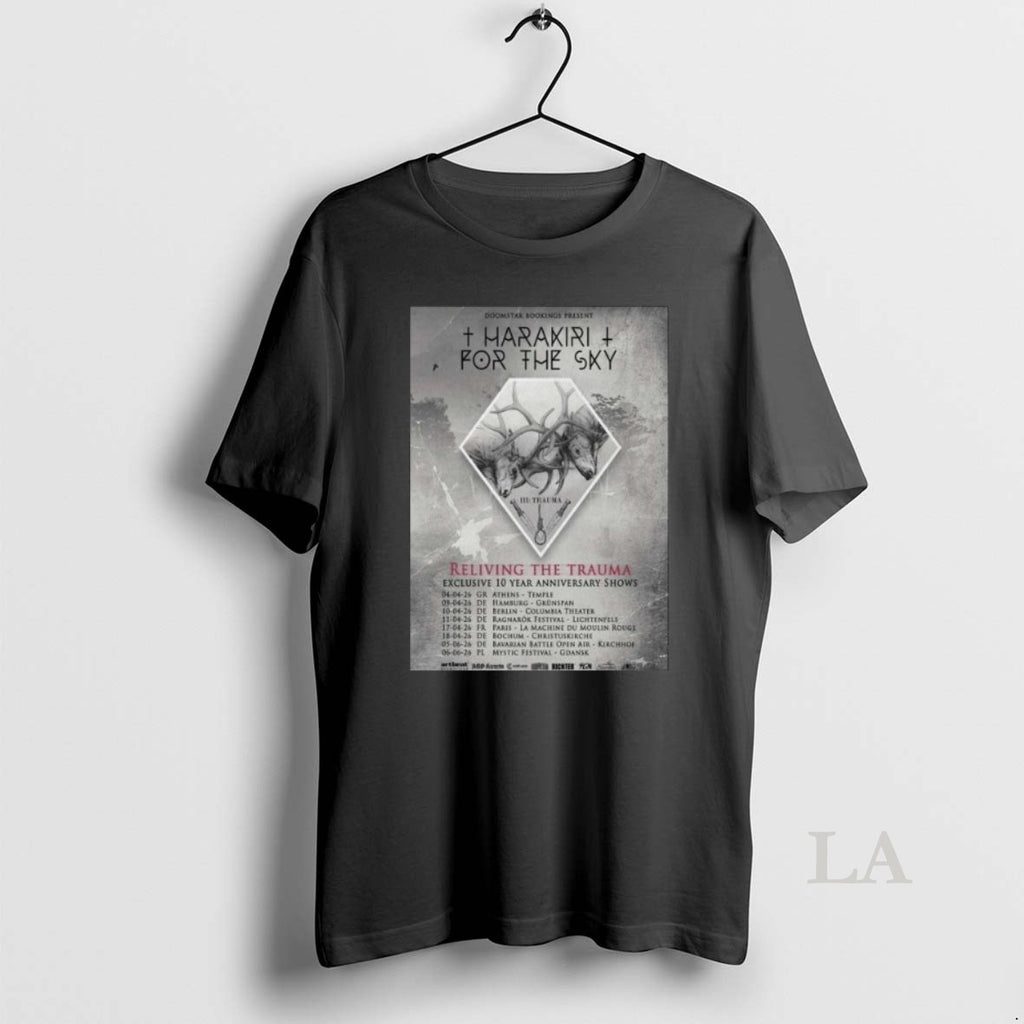 Original Harakiri For The Sky Exclusive 10th Anniversary Shows 2026 Long Sleve