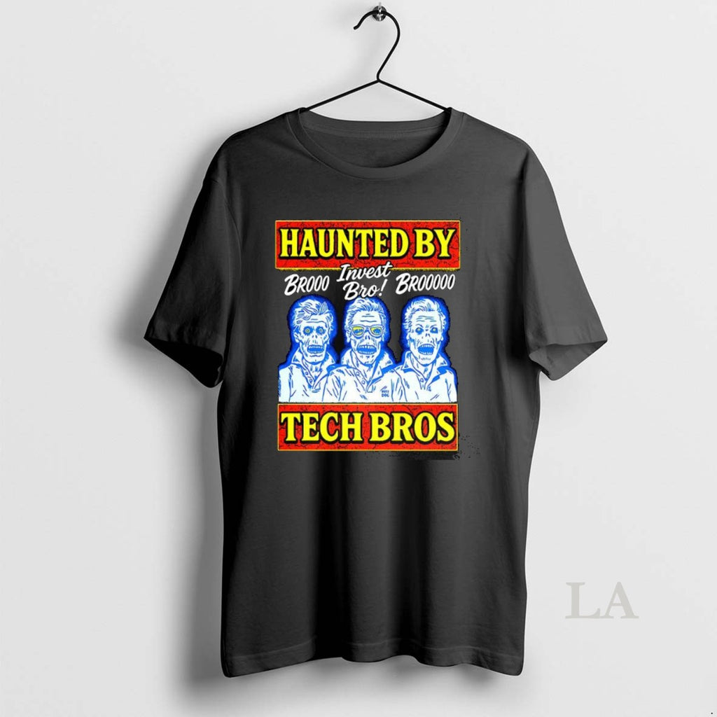 Original Haunted By Tech Bros Zombie Bro Invest Bro