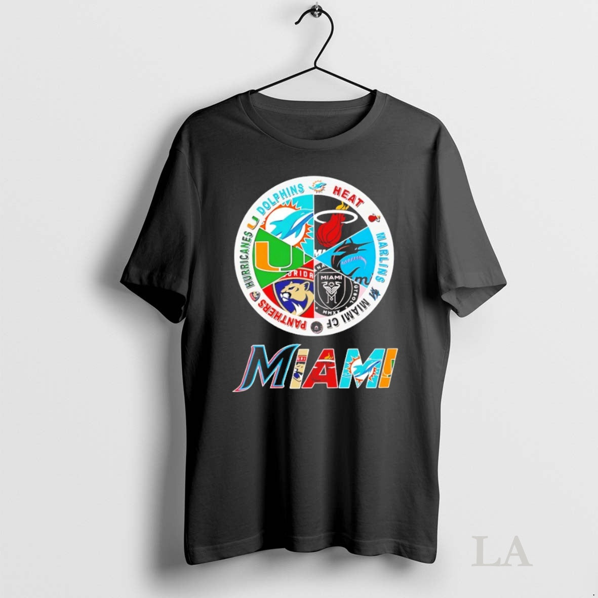 Original Heat Dolphins Marlins Panthers Hurricanes Miami Cf Miami Team Sport Logo Tee Sweater