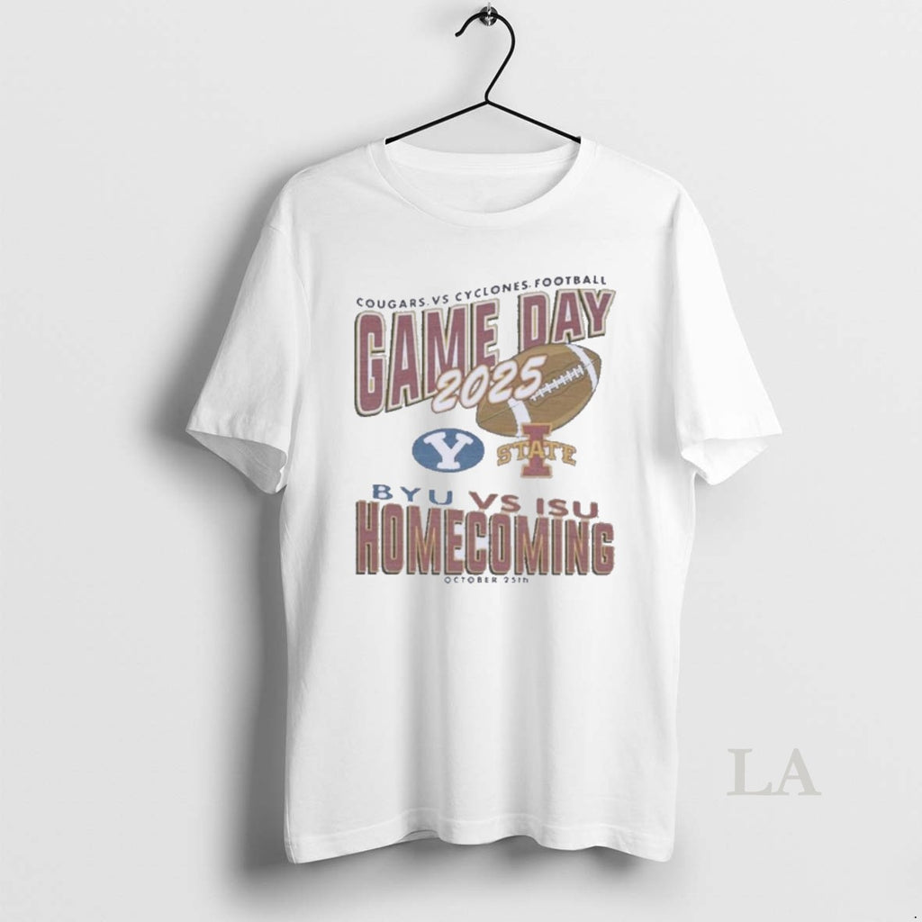 Original Homecoming Gameday Showdown 2025 Iowa State Cyclones Vs Byu Cougars October 25