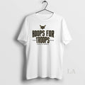 Original Hoops For Troops Charlotte Hornets Basketball Circle