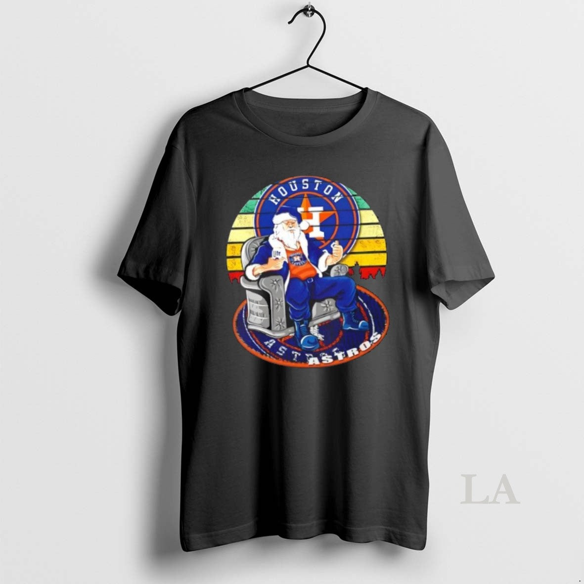 Original Houston Astros X Santa Claus Christmas Vintage