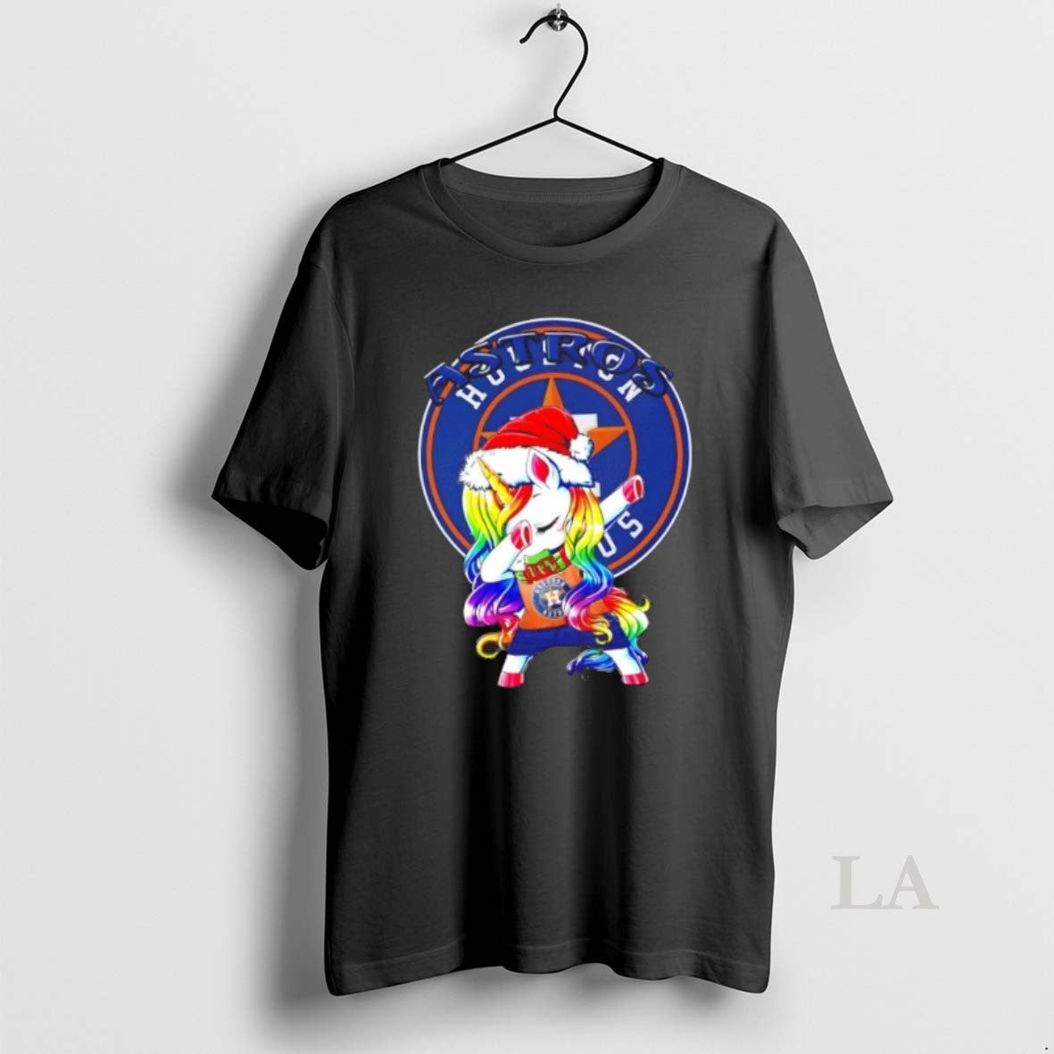 Original Houston Astros X Unicorn Santa Hat Dabbing Merry Christmas