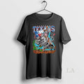 Original Houston Texans Wrangler Football Fire Graphic