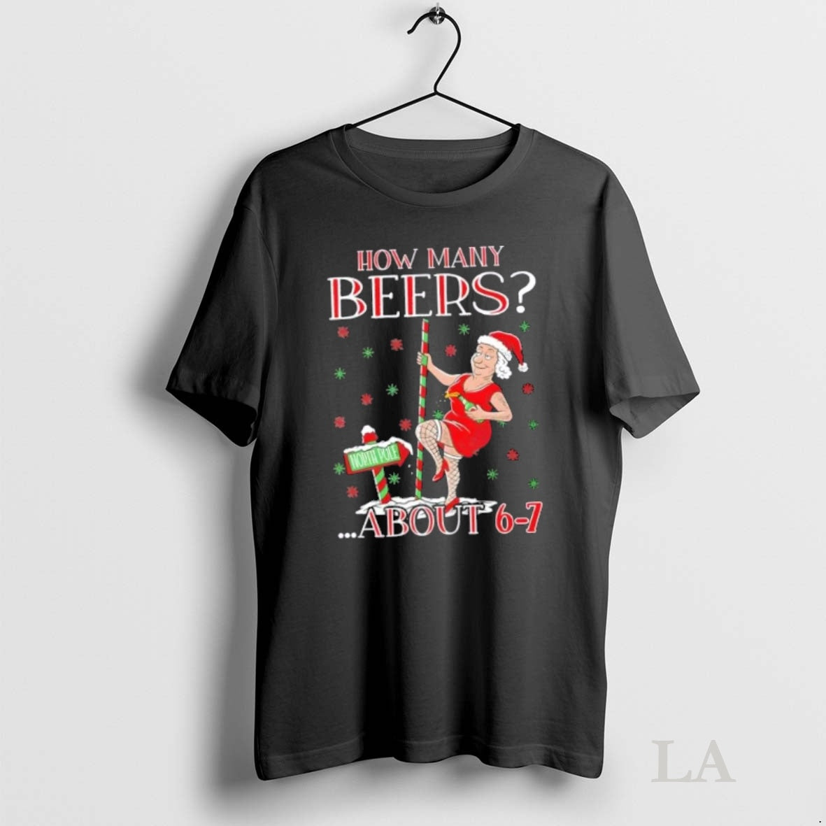 Original How Many Beers 6 7 Mrs Clause Ugly
