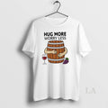 Original Hug More Worry Less Wine Barrel Simple