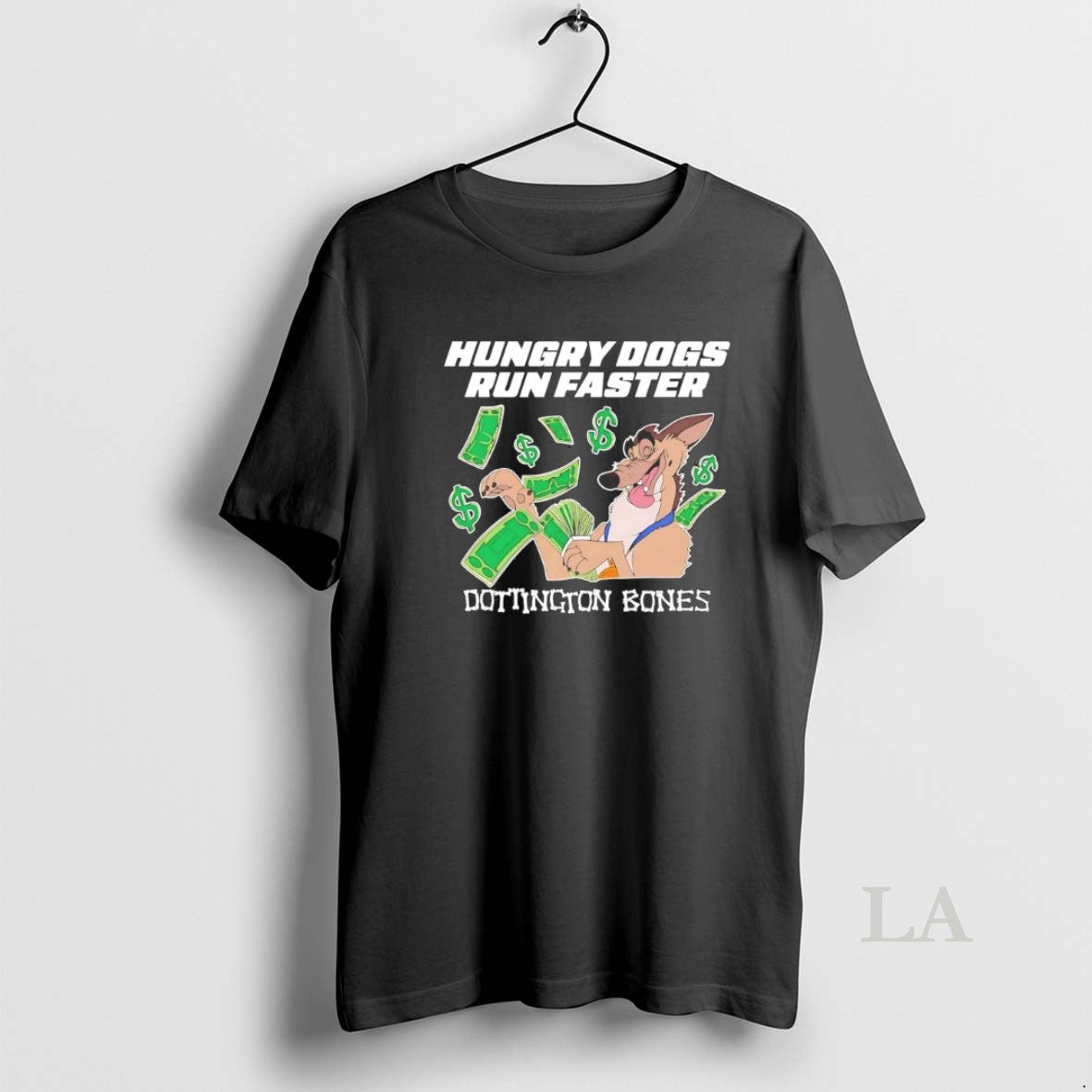 Original Hungry Dogs Run Faster Philly Dottington Bones