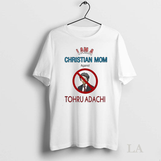 Original I Am A Christian Mom Against Tohru Adachi Tee Sweater