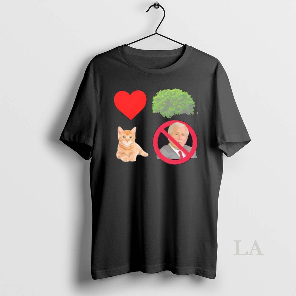 Original I Heart Bush The Pussy Not The President