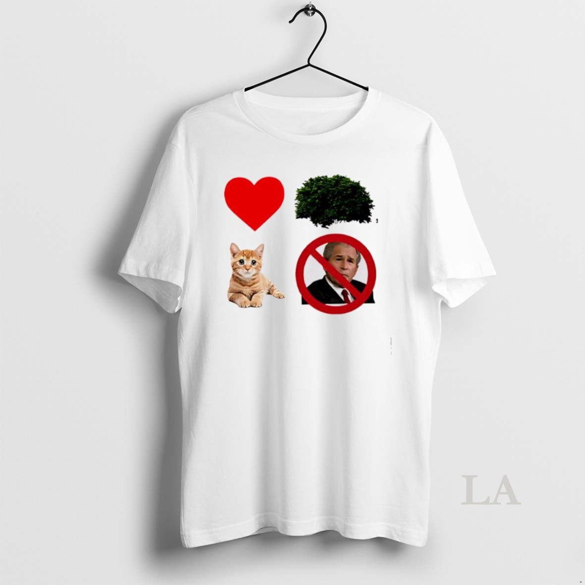 Original I Heart Bush The Pussy Not The President Meme