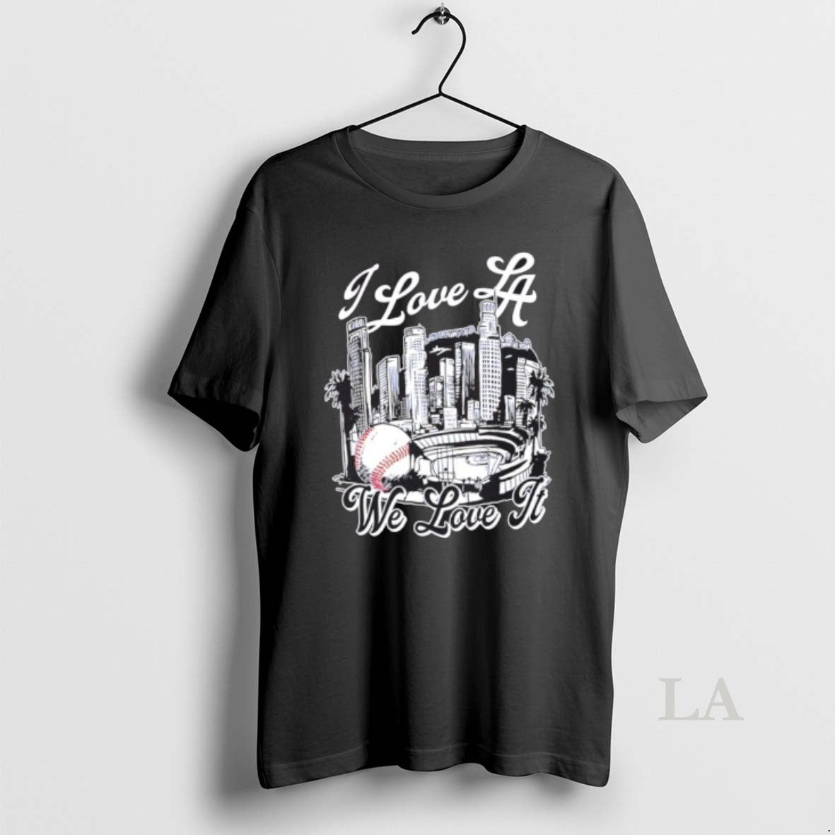 Original I Love Los Angeles Baseball We Love It