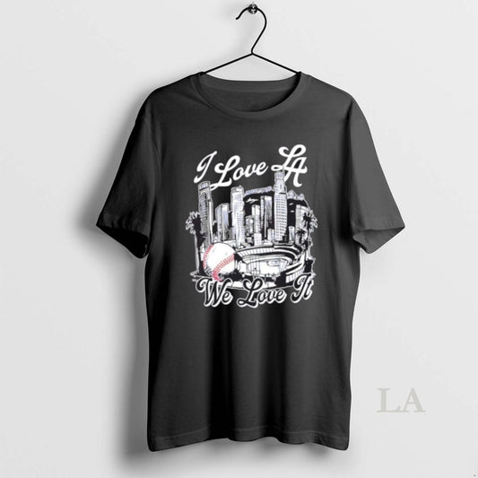 Original I Love Los Angeles Baseball We Love It