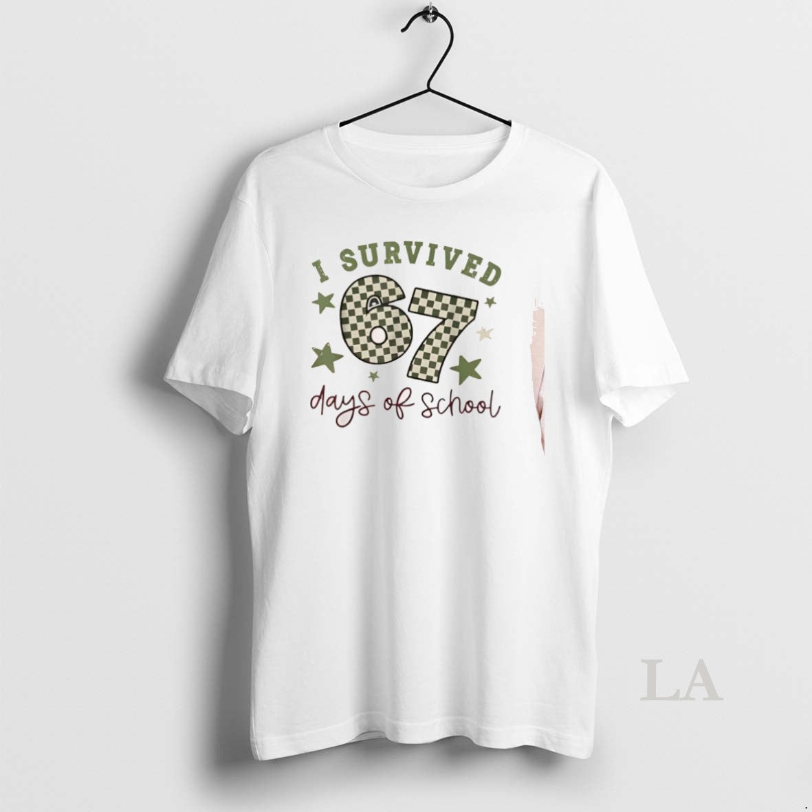 Original I Survived 67 Days Of School Teachers Students Six Seven 90s