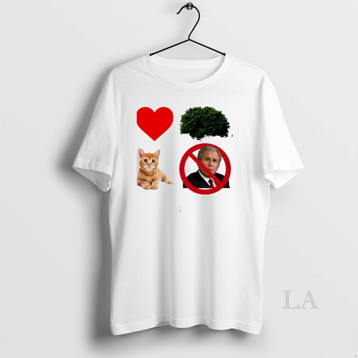 Original I Heart Bush The Pussy Not The President George W