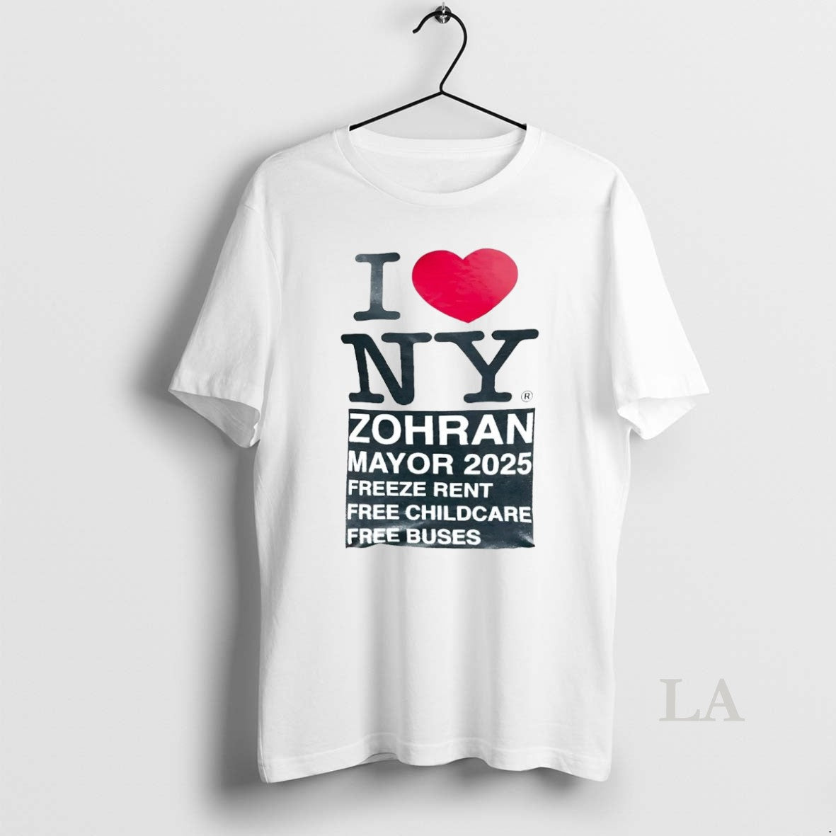 Original I Love New York Zohran Mayor 2025 Freeze Rent Free Childcare