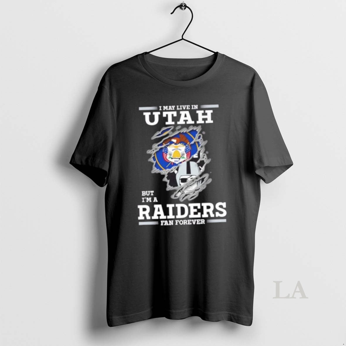 Original I May Live In Utah But Im A Raiders Fan Forever
