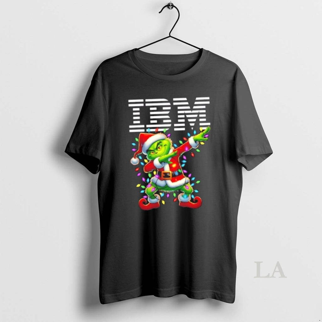 Original Ibm X Grinch Dabbing Merry Christmas