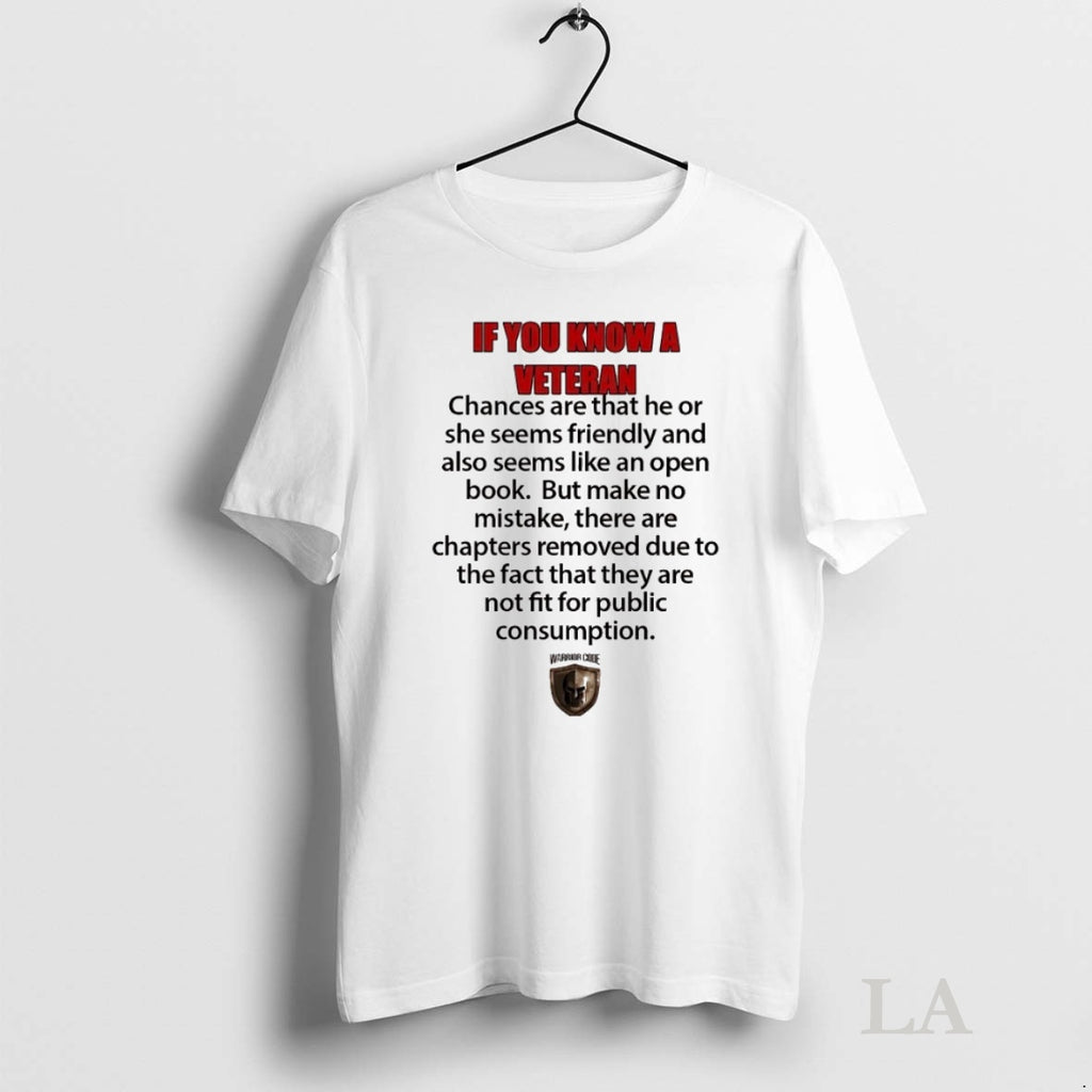 Original If You Know A Veteran Chances Are That He Or She Seems Friendly