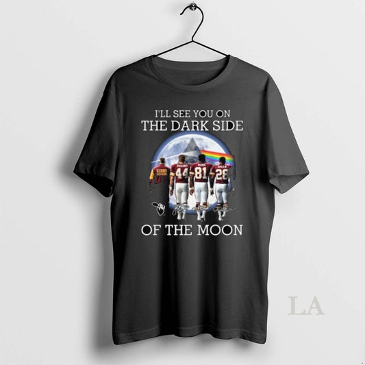 Original Ill See You On The Dark Side Of The Moon Washington Redskins Legends Signatures