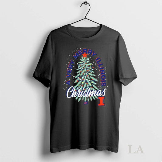 Original Illinois Fighting Illini A Very Merry Arizona Christmas Tree