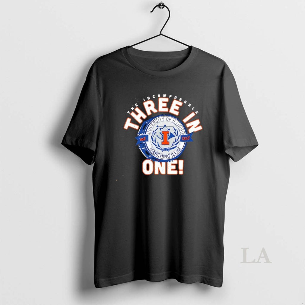 Original Illinois Fighting Illini Marching Band Drum 3 In 1 Est 1868