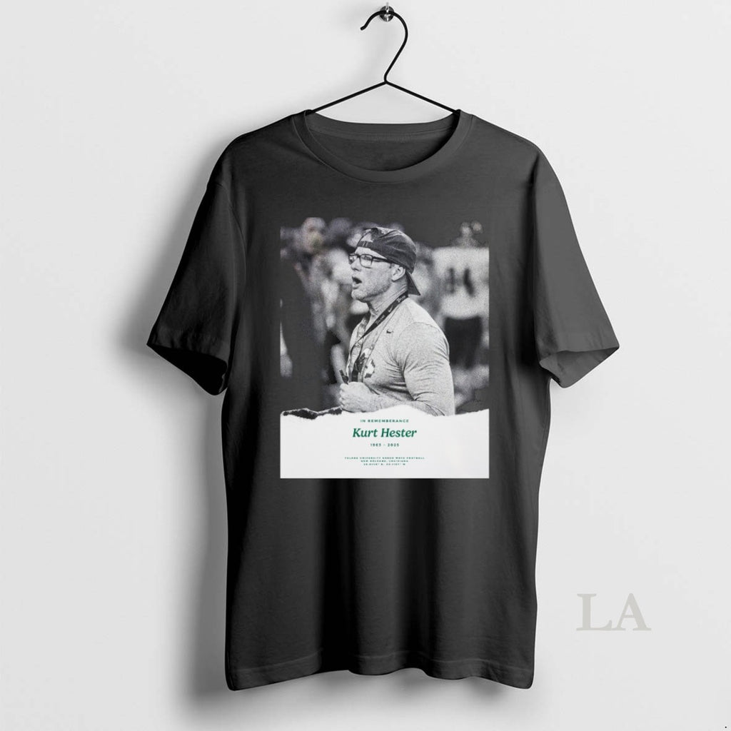 Original In Remembrance Kurt Hester 1963 2025 Tulane University Green Wave Football New Orleans Louisiana