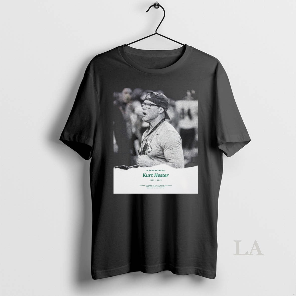 Original In Remembrance Kurt Hester 1963 2025 Tulane University Green Wave Football New Orleans Louisiana
