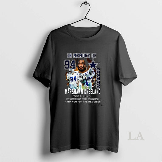 Original In Memory Of Marshawn Kneeland 2001 2025 Forever In Our Hearts Signature