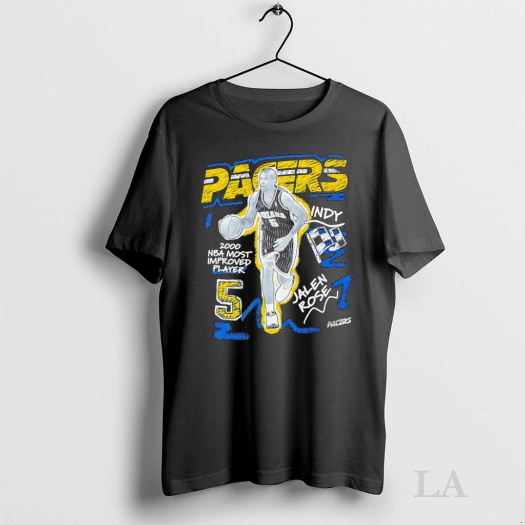 Original Indiana Pacers Jalen Rose Chalked Up 2000nba Most Improved Player