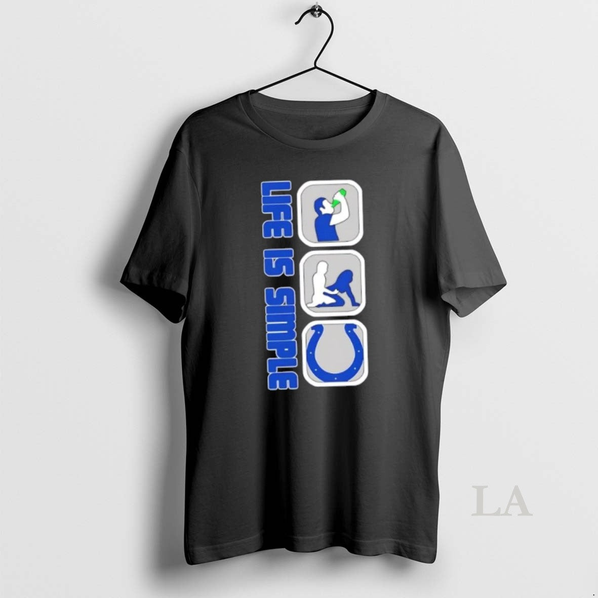 Original Indianapolis Colts Football Life Is Simple