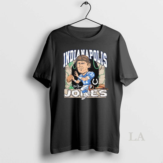 Original Indianapolis Colts Superstar Daniel Jones Lights Up The Field Graphic