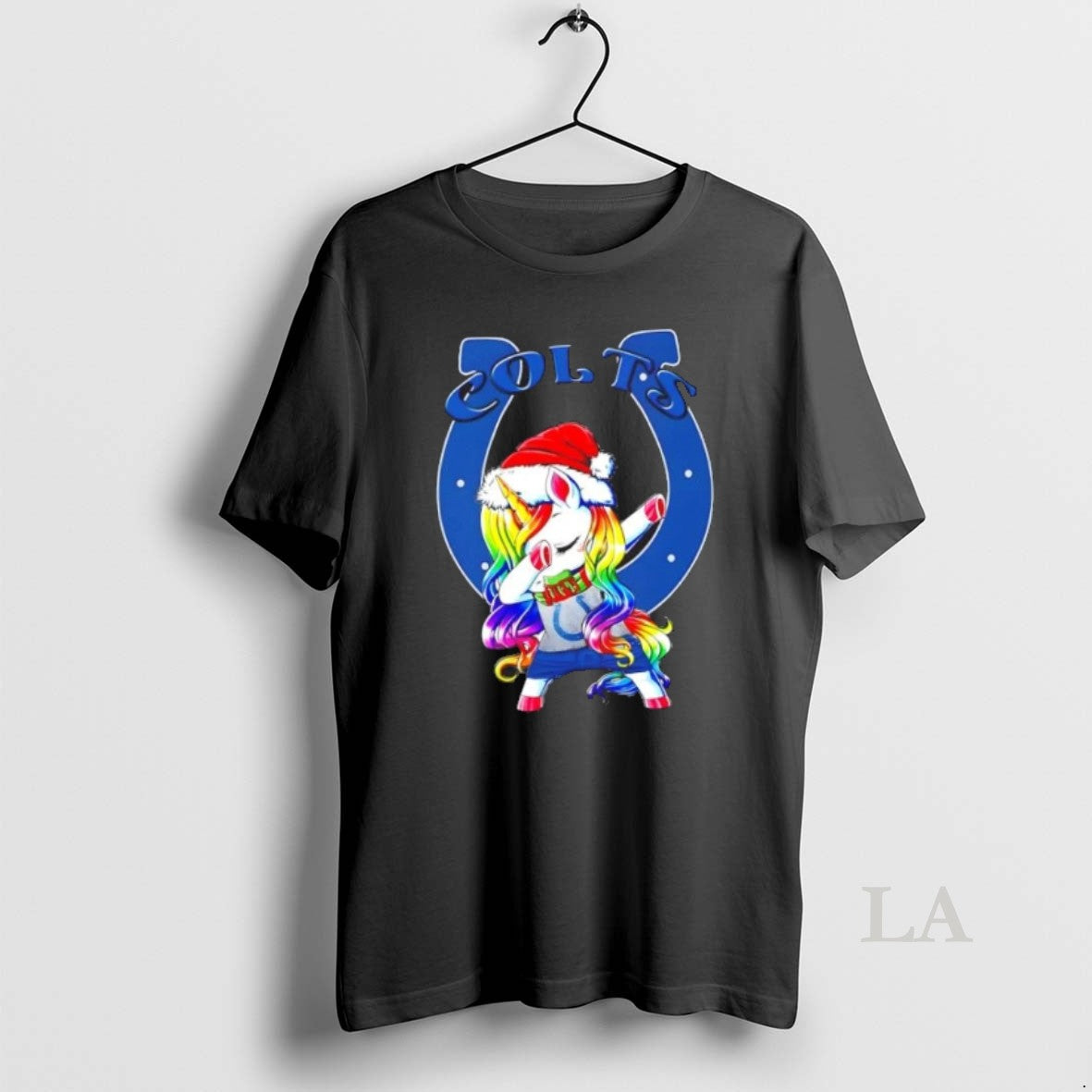 Original Indianapolis Colts X Unicorn Santa Hat Dabbing Merry Christmas