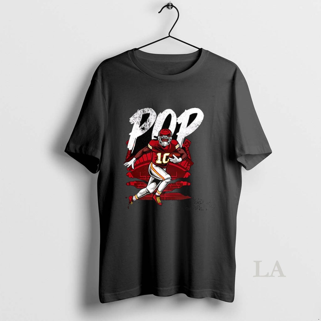 Original Isiah Pacheco Kansas City Chiefs Football Number 10 Pop