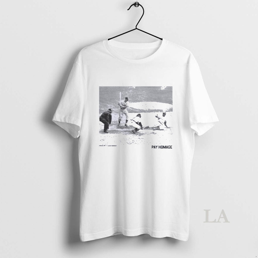 Original Jackie Robinson Brooklyn Dodgers Pay Homage Player