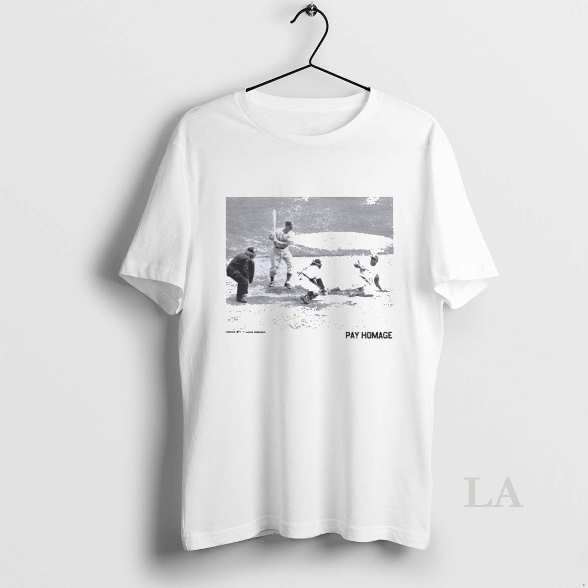 Original Jackie Robinson Brooklyn Dodgers Pay Homage Player