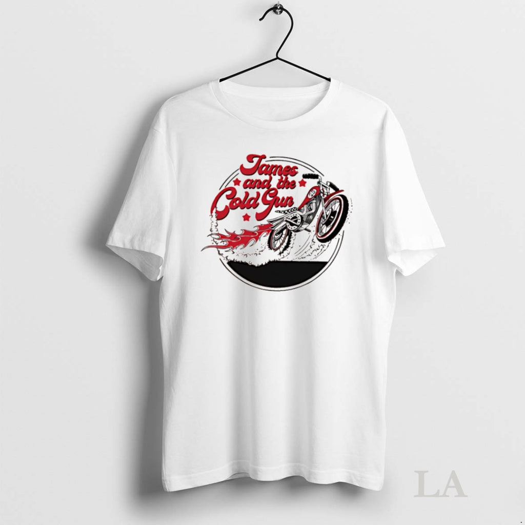 Original James And The Cold Gun Motorcycle Logo