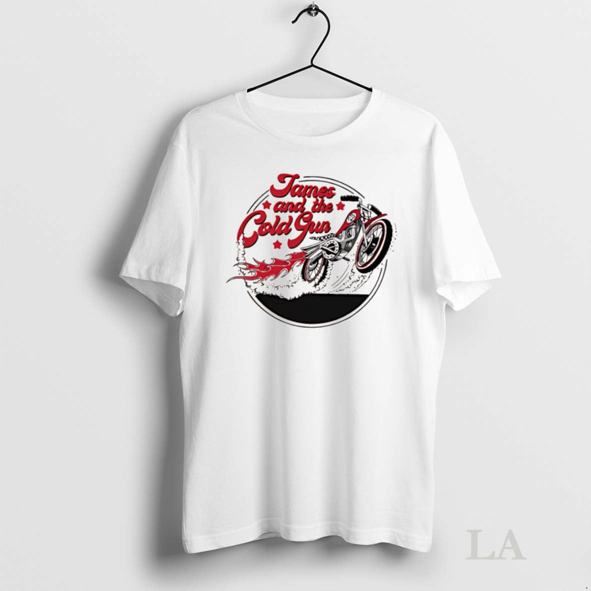 Original James And The Cold Gun Motorcycle Logo