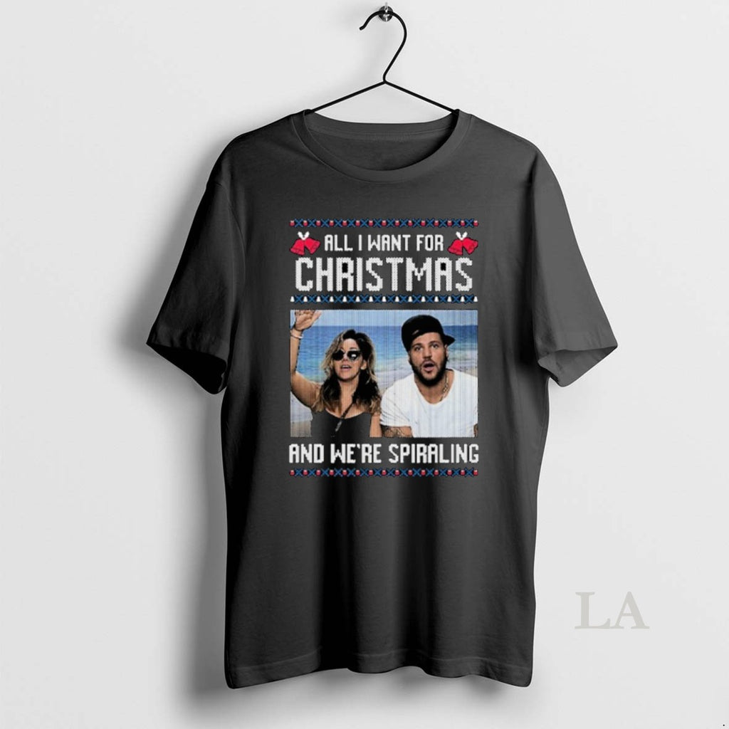 Original Jersey Shore All I Want For Christmas And Were Spiraling Ugly Holiday