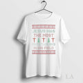 Original Jesus Was The Most Outstanding In His Field Christmas Ugly Tee Sweater