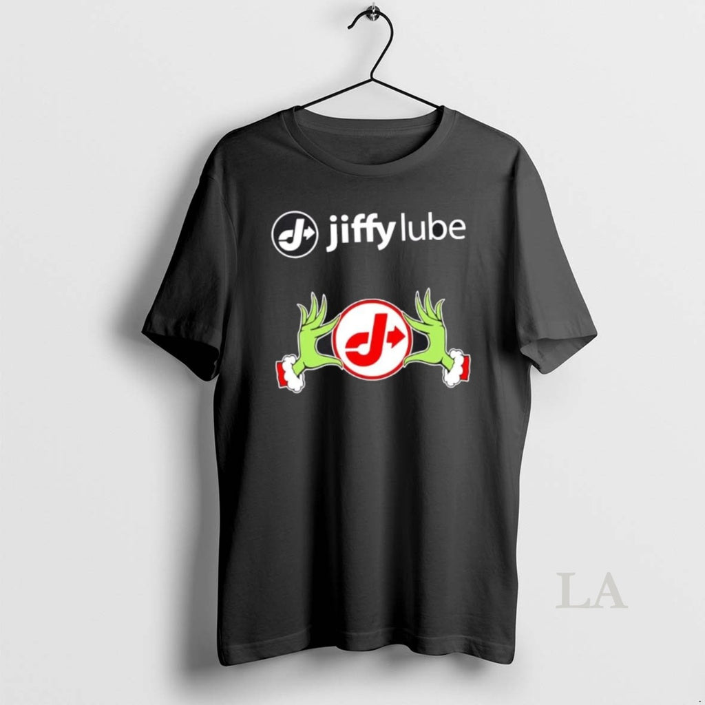 Original Jiffy Lube X Grinch Hands Merry Christmas