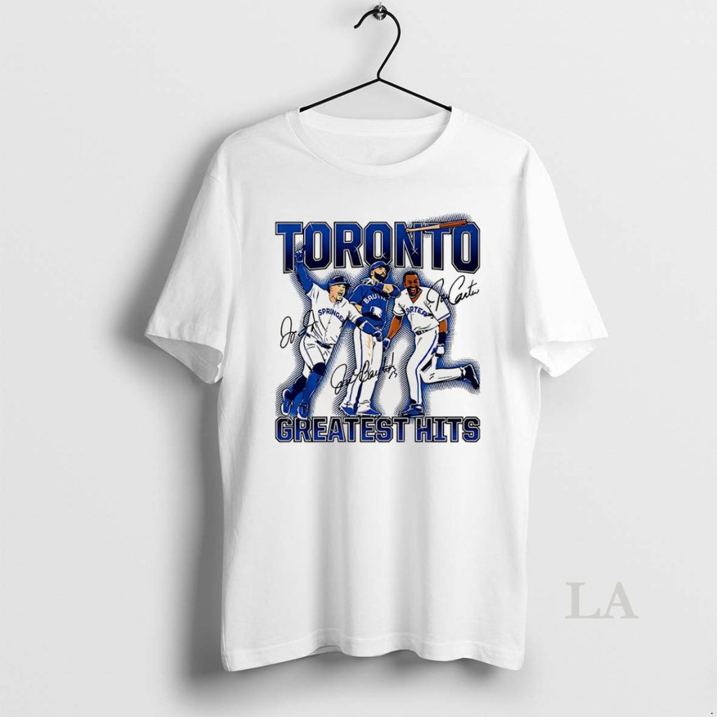 Original Joe Carter Jose Bautista George Springer Toronto Blue Jayss Greatest Hits Signature
