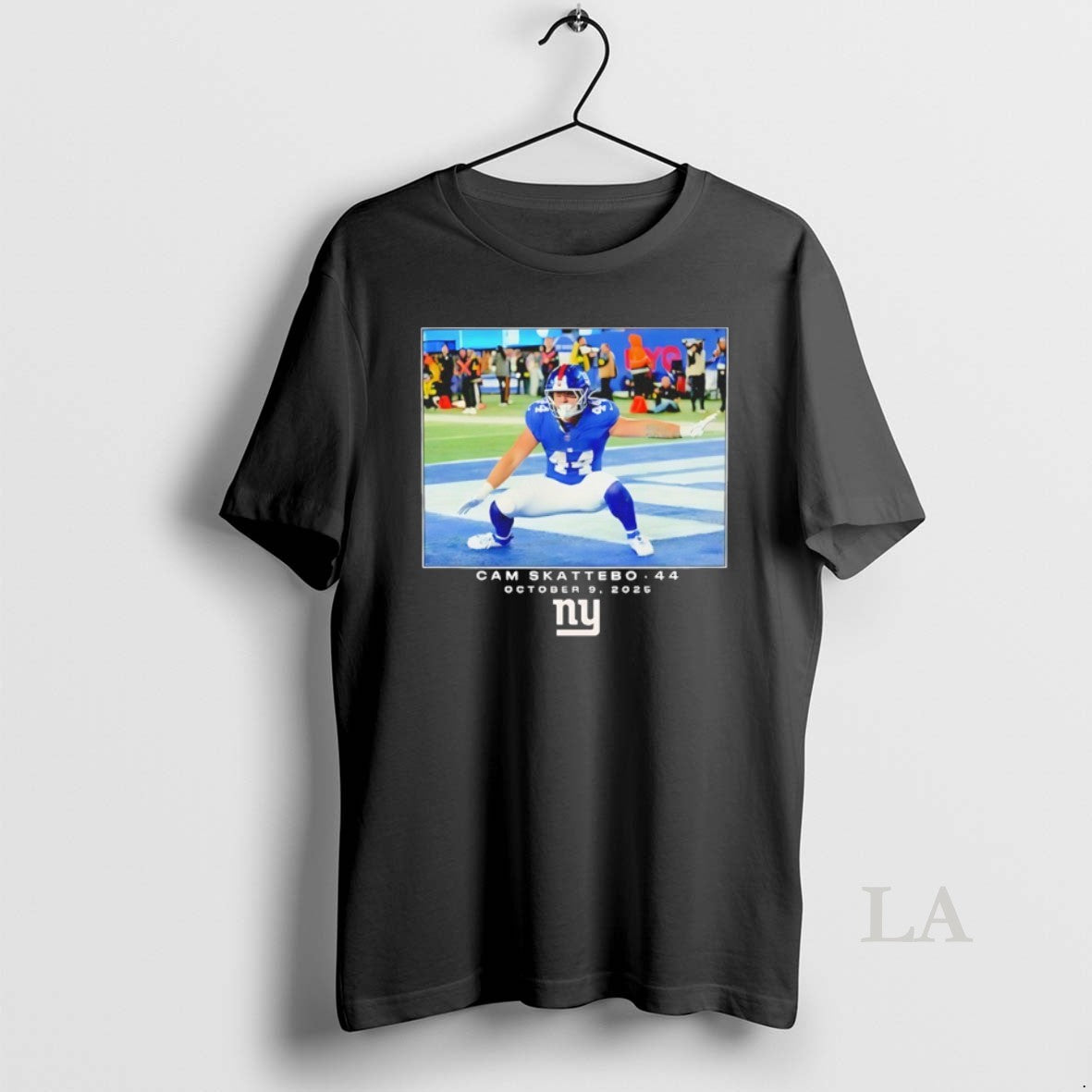 Original John Michael Schmitz Wearing Cam Skattobo 44 Giants October 9 2025 Moment